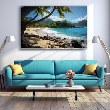 Tropical Beach Canvas